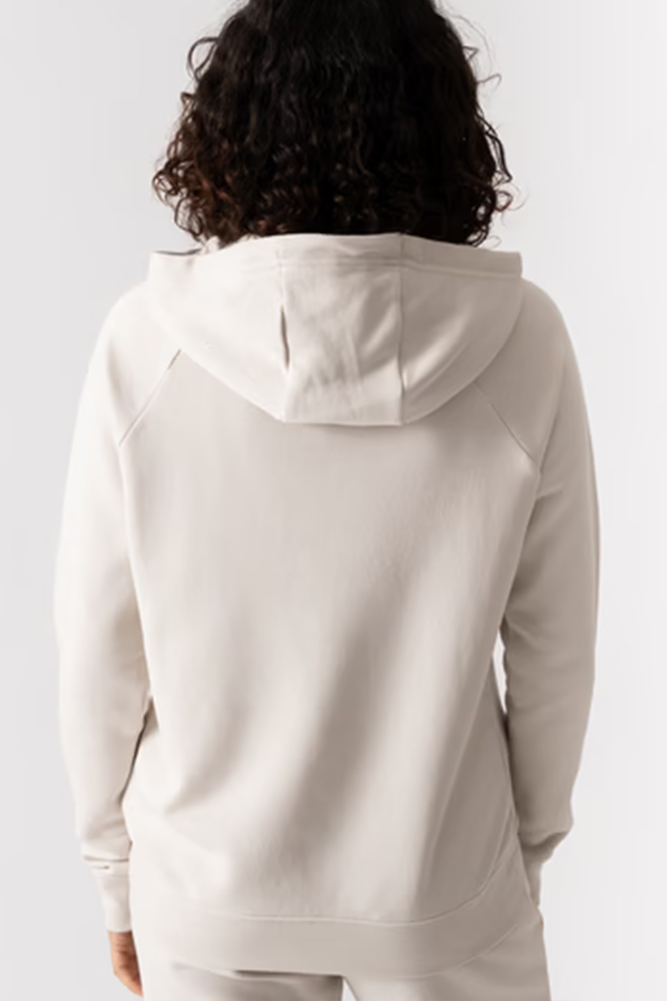 Толстовка женская Nike W Nsw Essntl Flc Po Hoodie бежевая DX2316-104 изображение 3