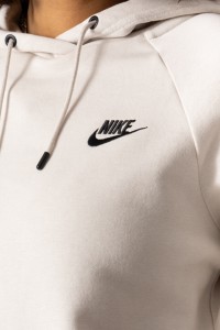 Толстовка жіноча Nike W Nsw Essntl Flc Po Hoodie бежева DX2316-104 изображение 4