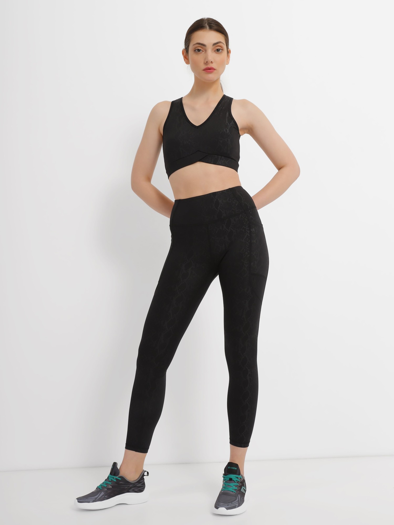 Лосини жіночі Evoids Mamba темно-сірі 312311-020 изображение 3