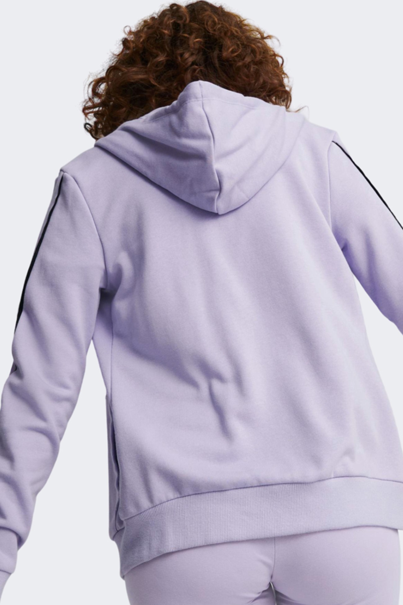 Толстовка женская Puma PUMA POWER Full-Zip Hoodie фиолетовая 67422625 изображение 4