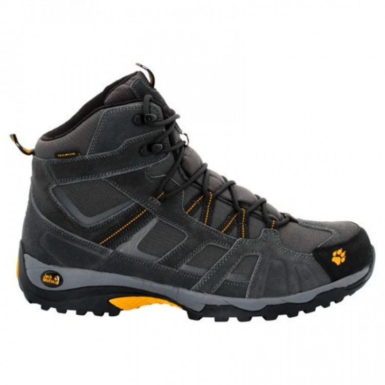 Ботинки мужские Jack Wolfskin VOJO HIKE MID TEXAPORE MEN серые 4011361-3800 изображение 1