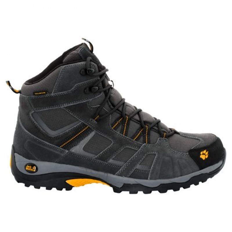 Ботинки мужские Jack Wolfskin VOJO HIKE MID TEXAPORE MEN серые 4011361-3800 — фото 1