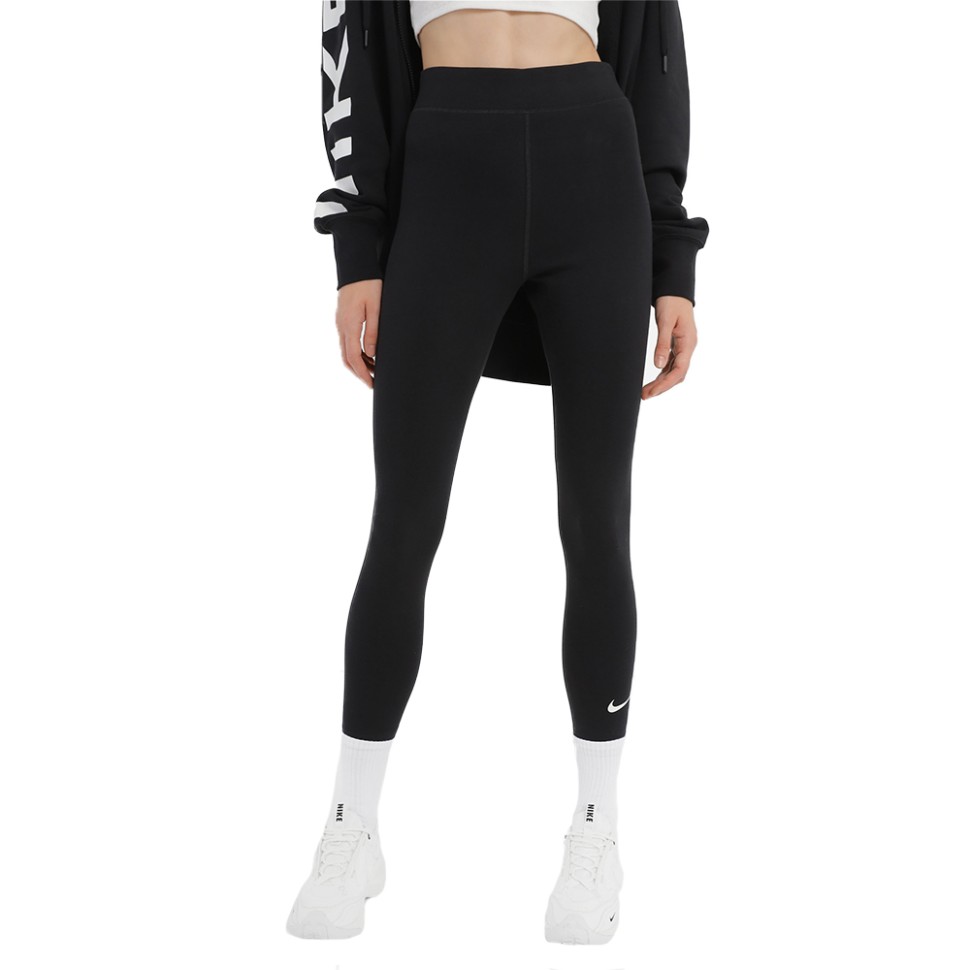 Легінси жіночі Nike W NSW NK CLSC HR 7/8 TIGHT LBR чорні DV7789-010 — фото 1