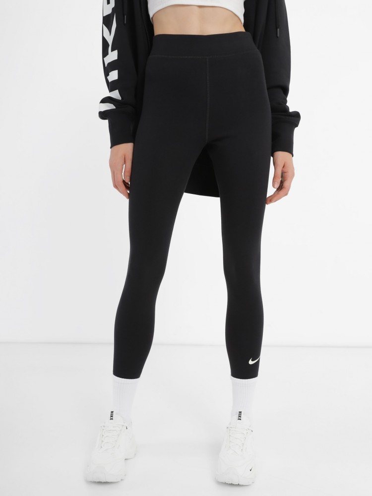 Легінси жіночі Nike W NSW NK CLSC HR 7/8 TIGHT LBR чорні DV7789-010 изображение 2
