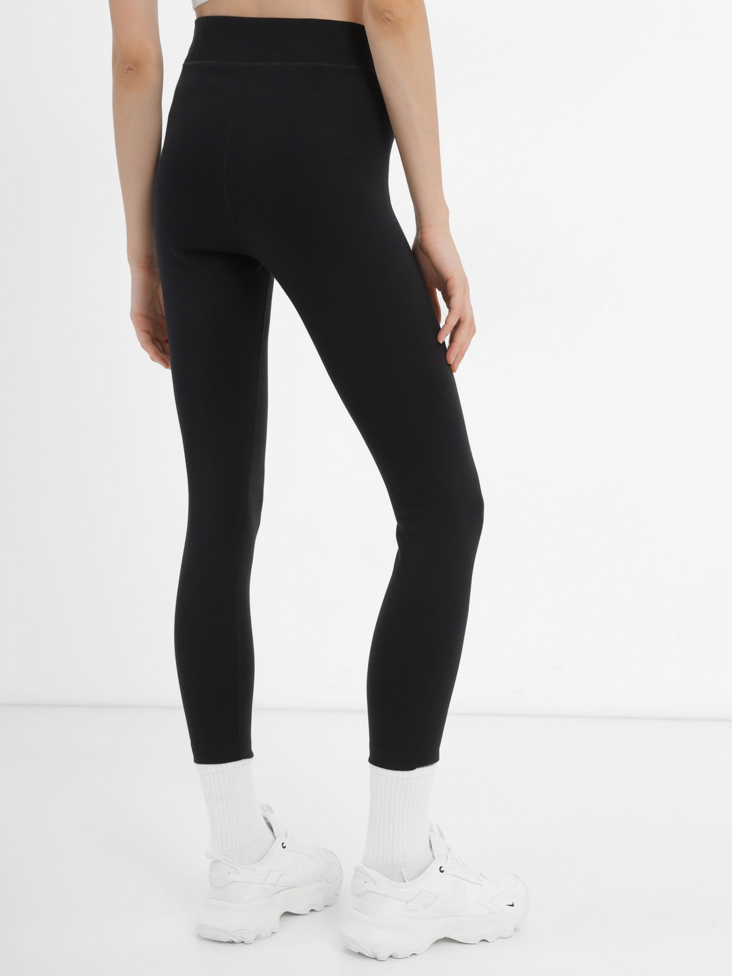 Леггинсы женские Nike W NSW NK CLSC HR 7/8 TIGHT LBR черные DV7789-010 изображение 3