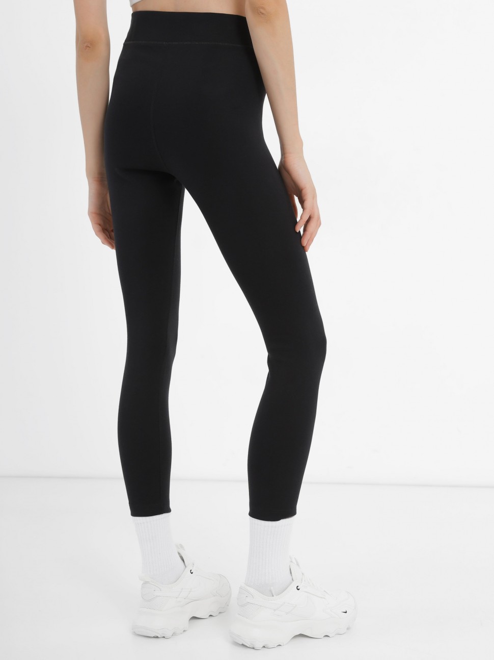 Легінси жіночі Nike W NSW NK CLSC HR 7/8 TIGHT LBR чорні DV7789-010 — фото 3