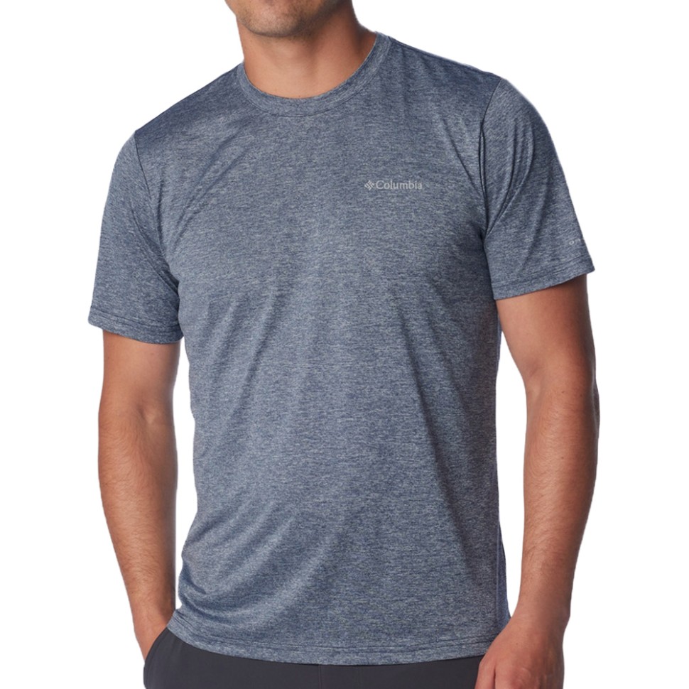Футболка мужская Columbia HIKE™ CREW синяя 1990391-465 изображение 1