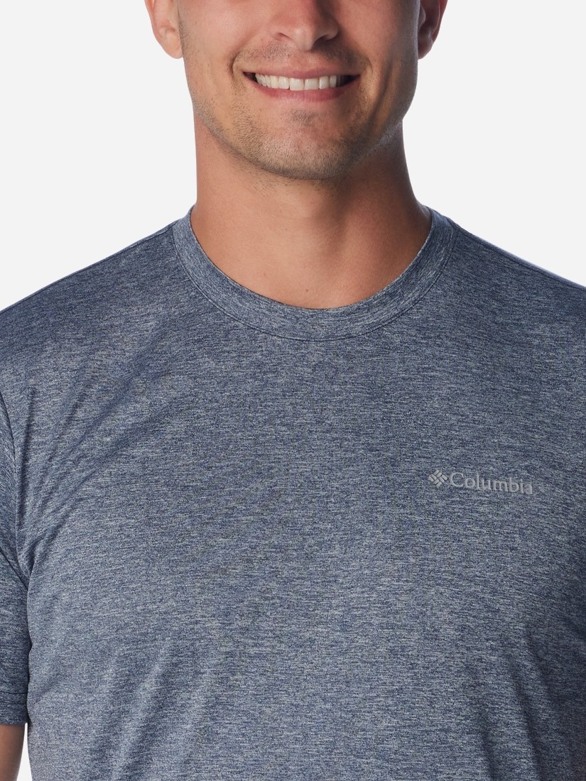 Футболка чоловіча Columbia HIKE™ CREW синя 1990391-465 изображение 4