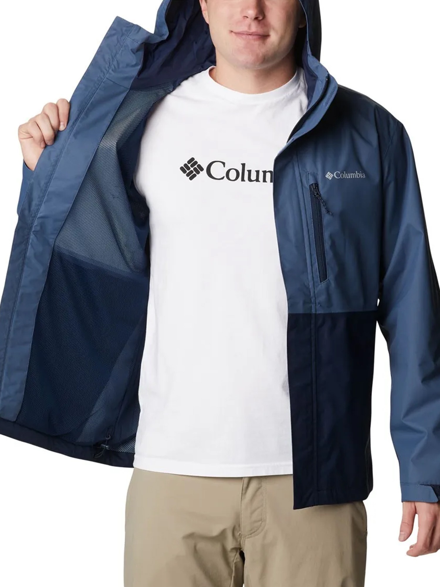 Ветровка мужская Columbia HIKEBOUND™ JACKET синяя 1988621-478 изображение 6
