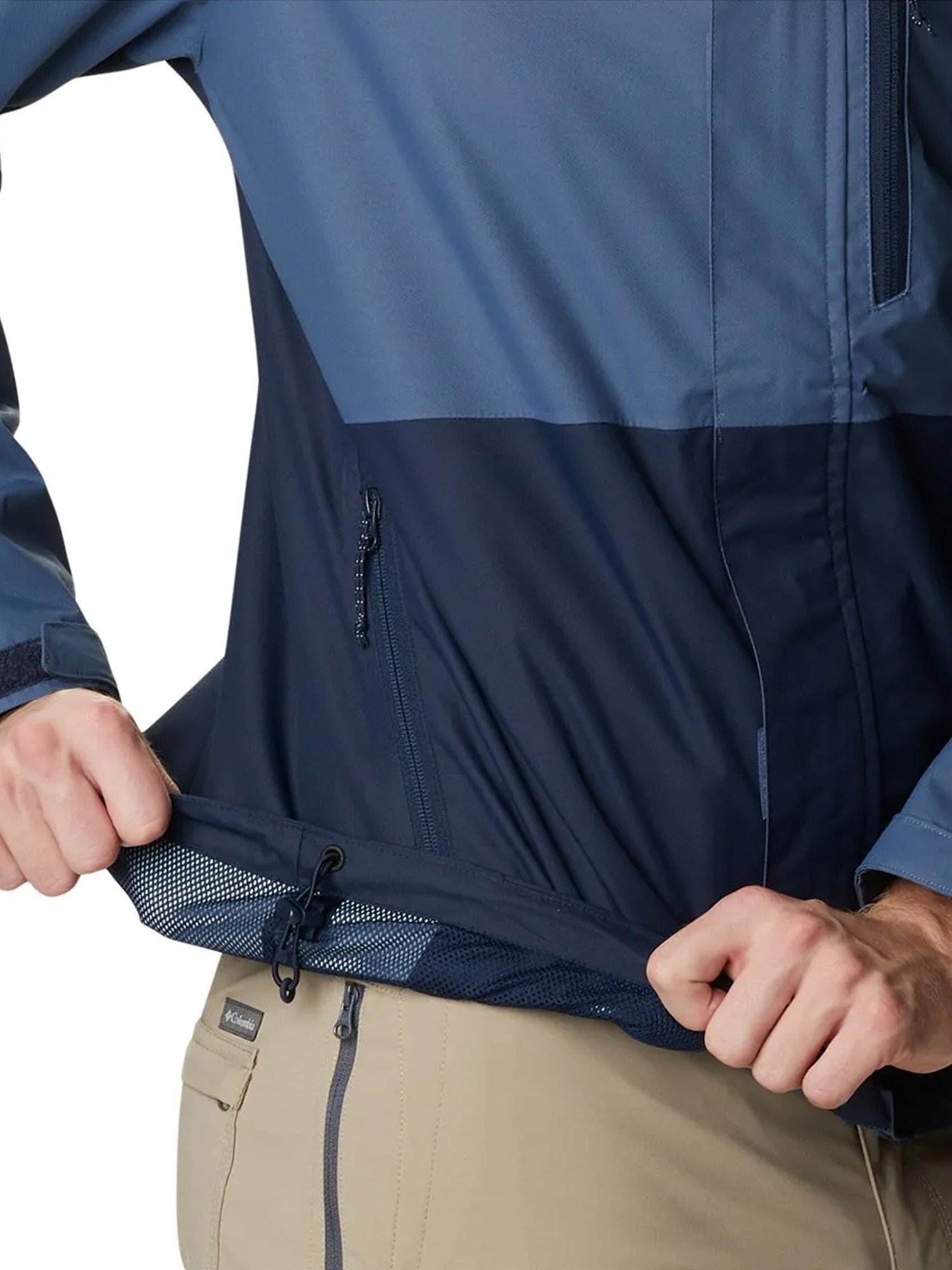 Ветровка мужская Columbia HIKEBOUND™ JACKET синяя 1988621-478 изображение 7