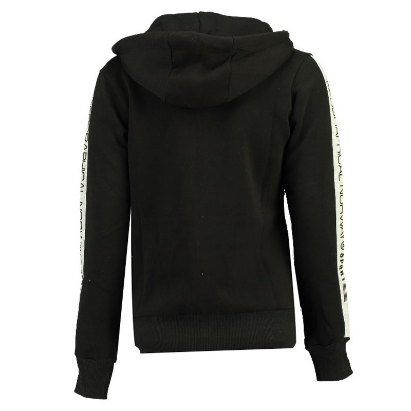 Толстовка жіноча Geographical Norway чорна WQ886F-010 изображение 2