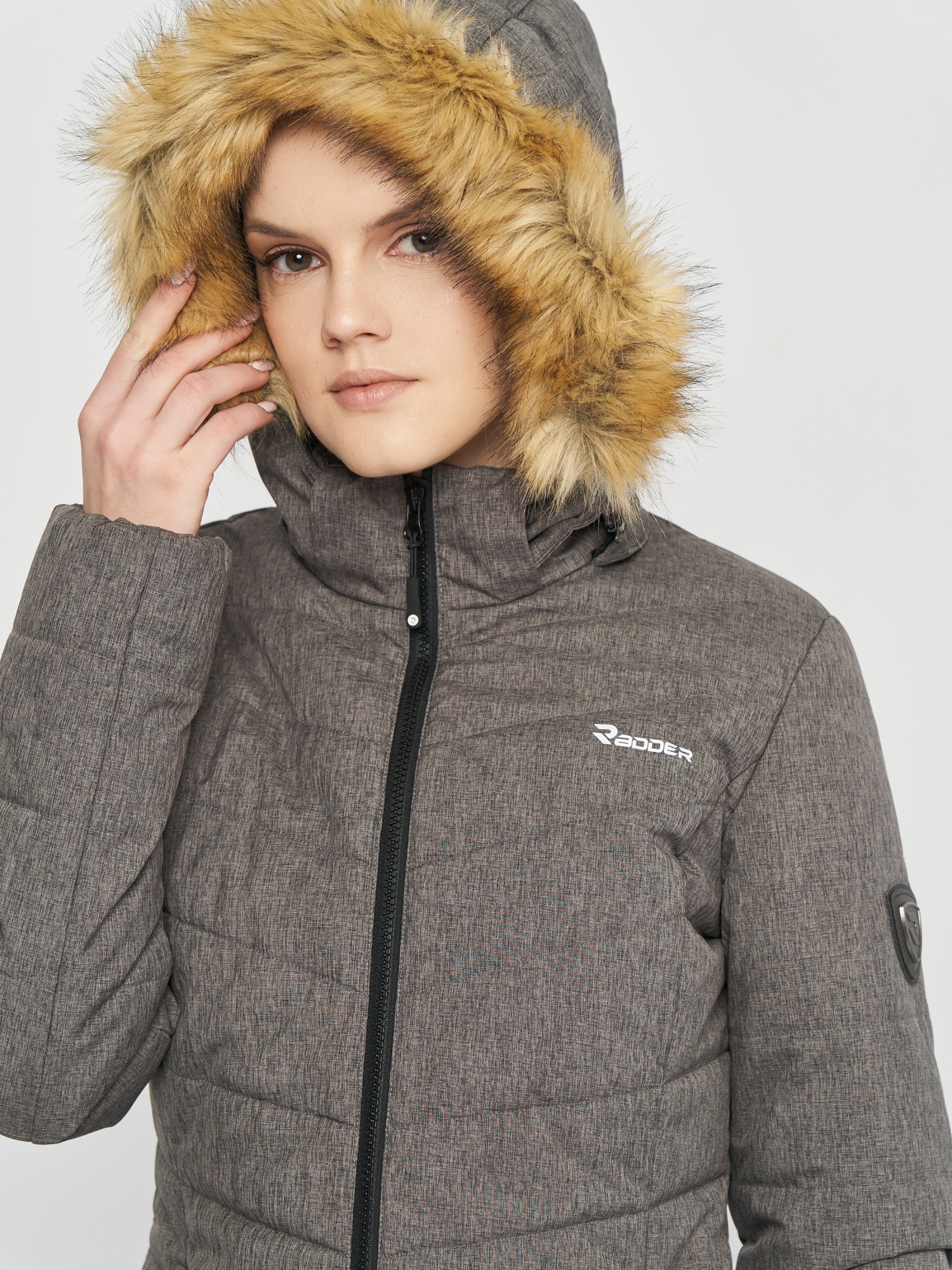 Куртка женская Radder серая 661907-020  изображение 4