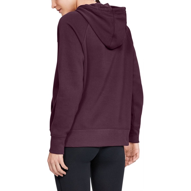 Толстовка жіноча Under Armour RIVAL FLEECE SPORTSTYLE GRAPHIC фіолетова 1348550-569 изображение 2