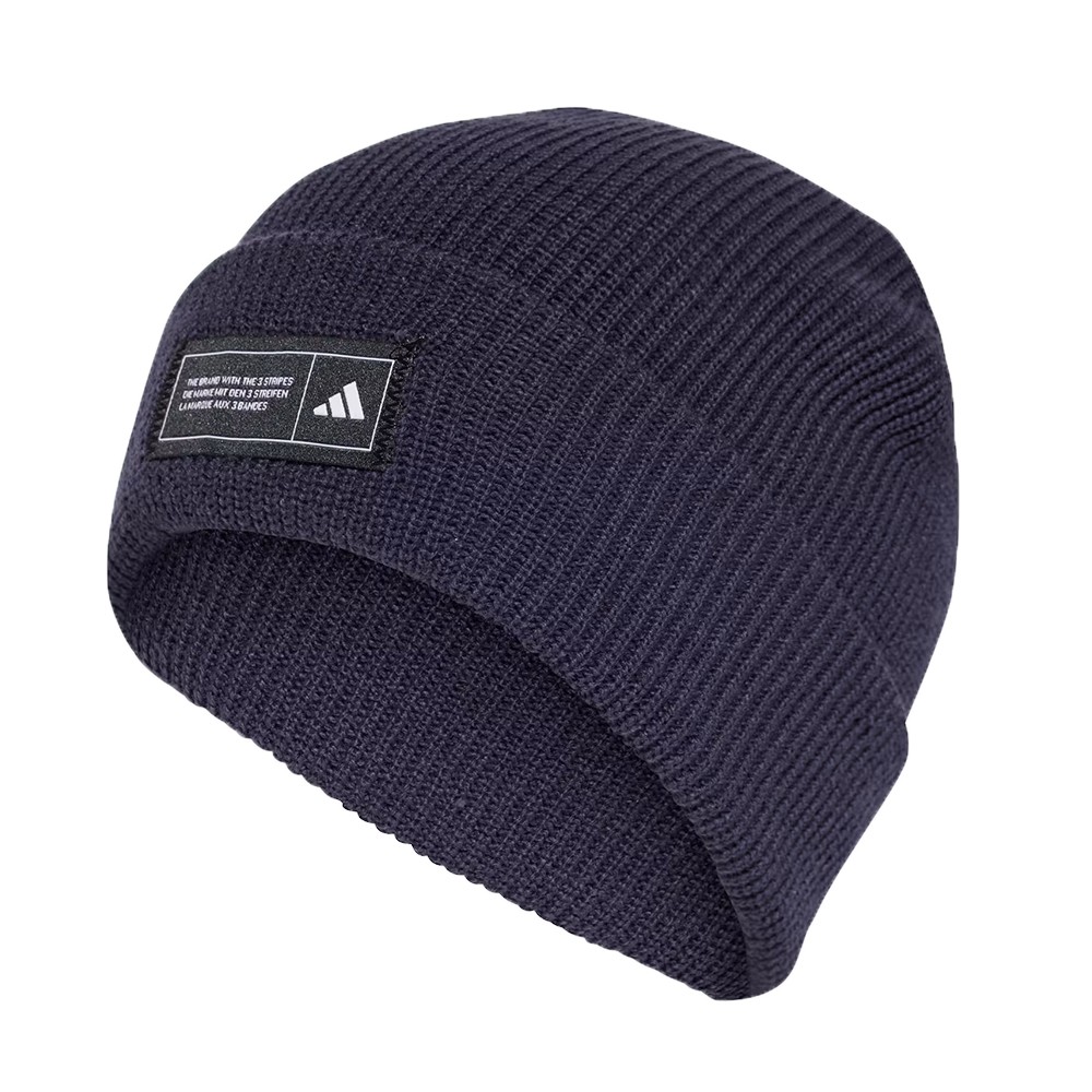 Шапка  Adidas ESS BEANIE CUFF синяя IY5256