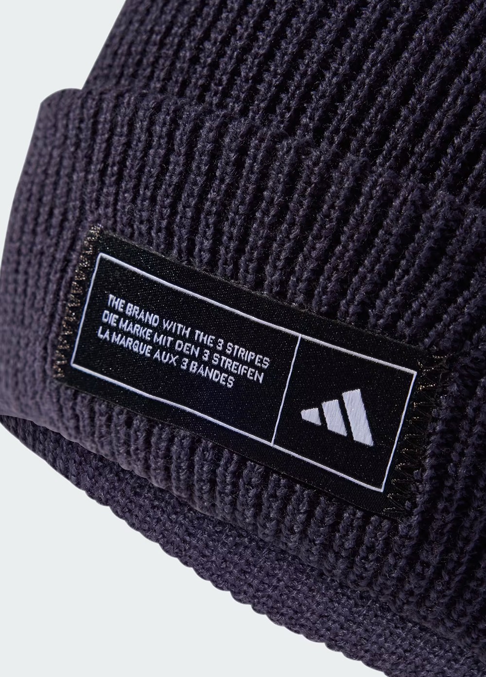 Шапка  Adidas ESS BEANIE CUFF синяя IY5256 изображение 3