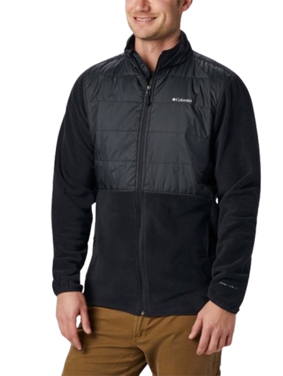 Джемпер мужской Columbia Basin Butte™ Full Zip Fleece II черный 2101761-010 изображение 2