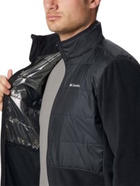 Джемпер чоловічий Columbia Basin Butte™ Full Zip Fleece II чорний 2101761-010 изображение 3