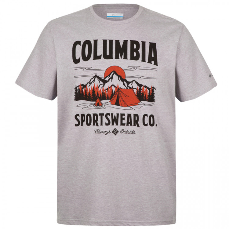 Футболка мужская Columbia Columbia Warren Grove™ Tee серая 1872711-041 изображение 1