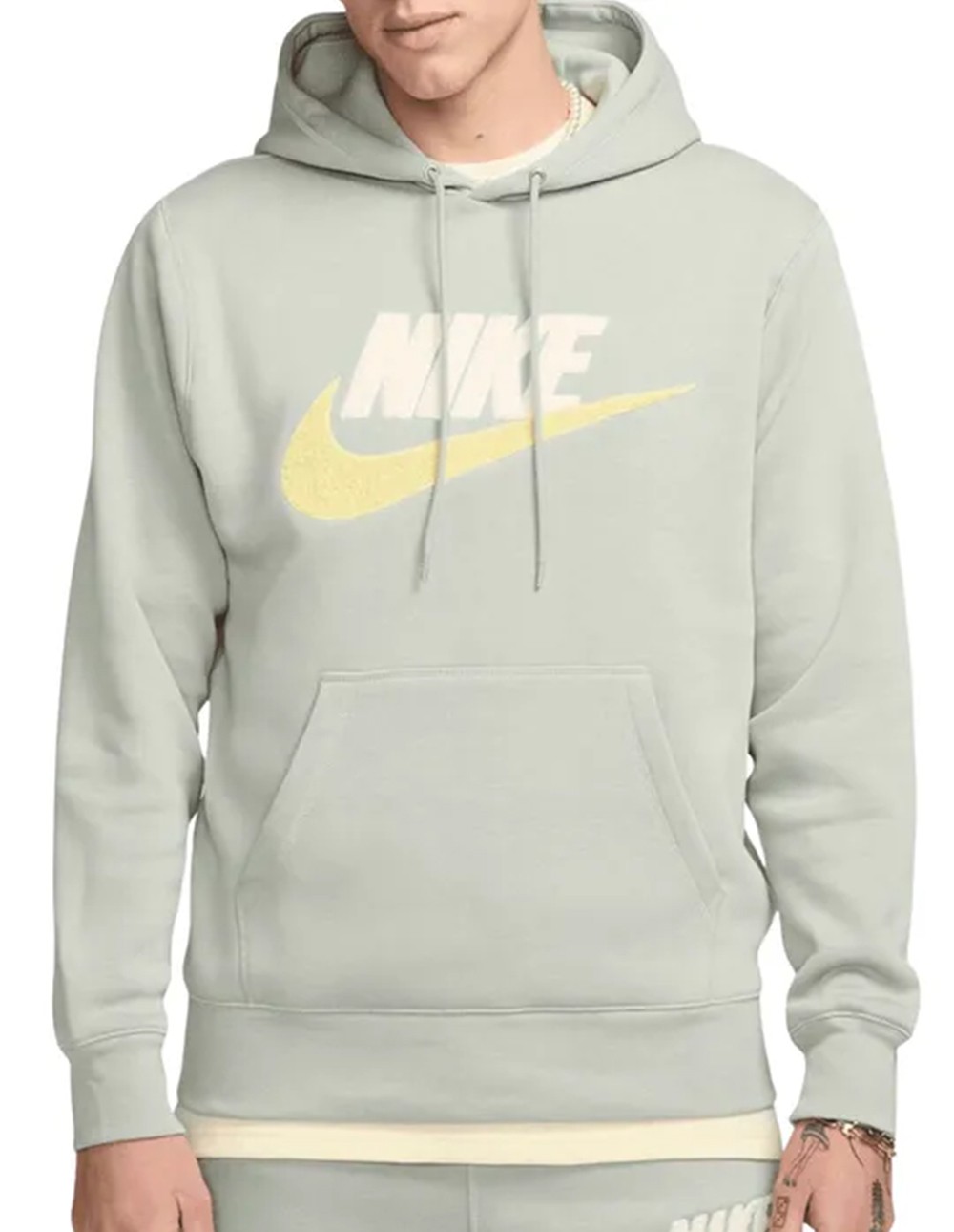 Толстовка мужская Nike M NK CLUB BB PO CHNL FTRA зеленая FN3104-370 изображение 2