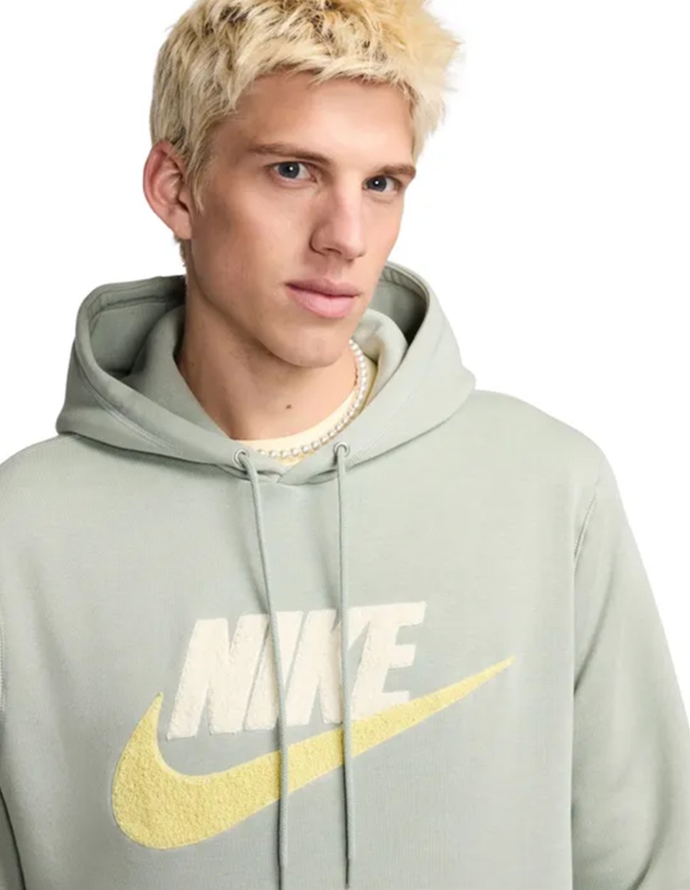 Толстовка чоловіча Nike M NK CLUB BB PO CHNL FTRA зелена FN3104-370 — фото 4