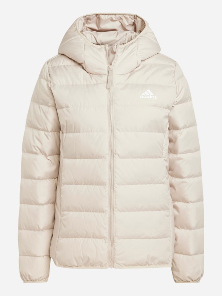 Куртка жіноча Adidas W ESS L D HO J бежева IX8930 изображение 7