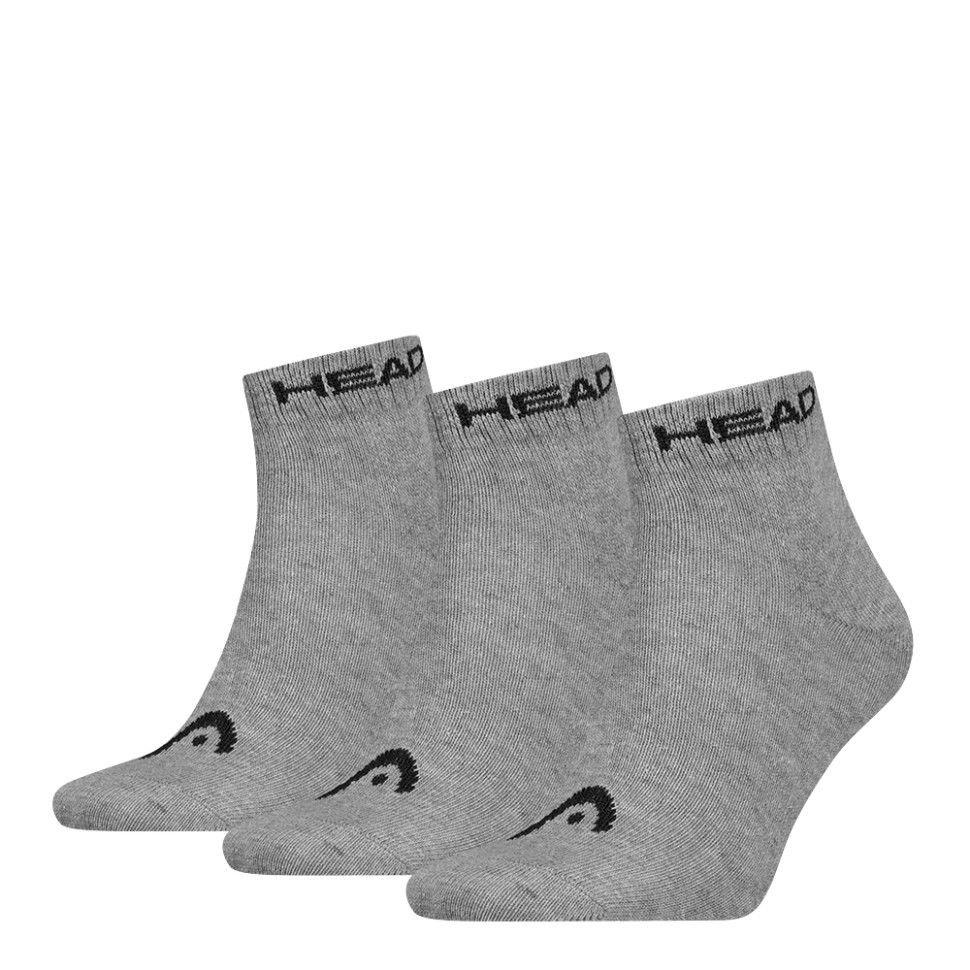 Носки HEAD ALL SPORTS QUARTER серые 701229010004 изображение 1