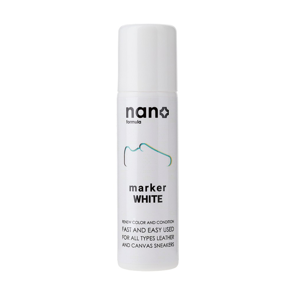Крем-Маркер для обуви белый 75 мл Nano formula 553101