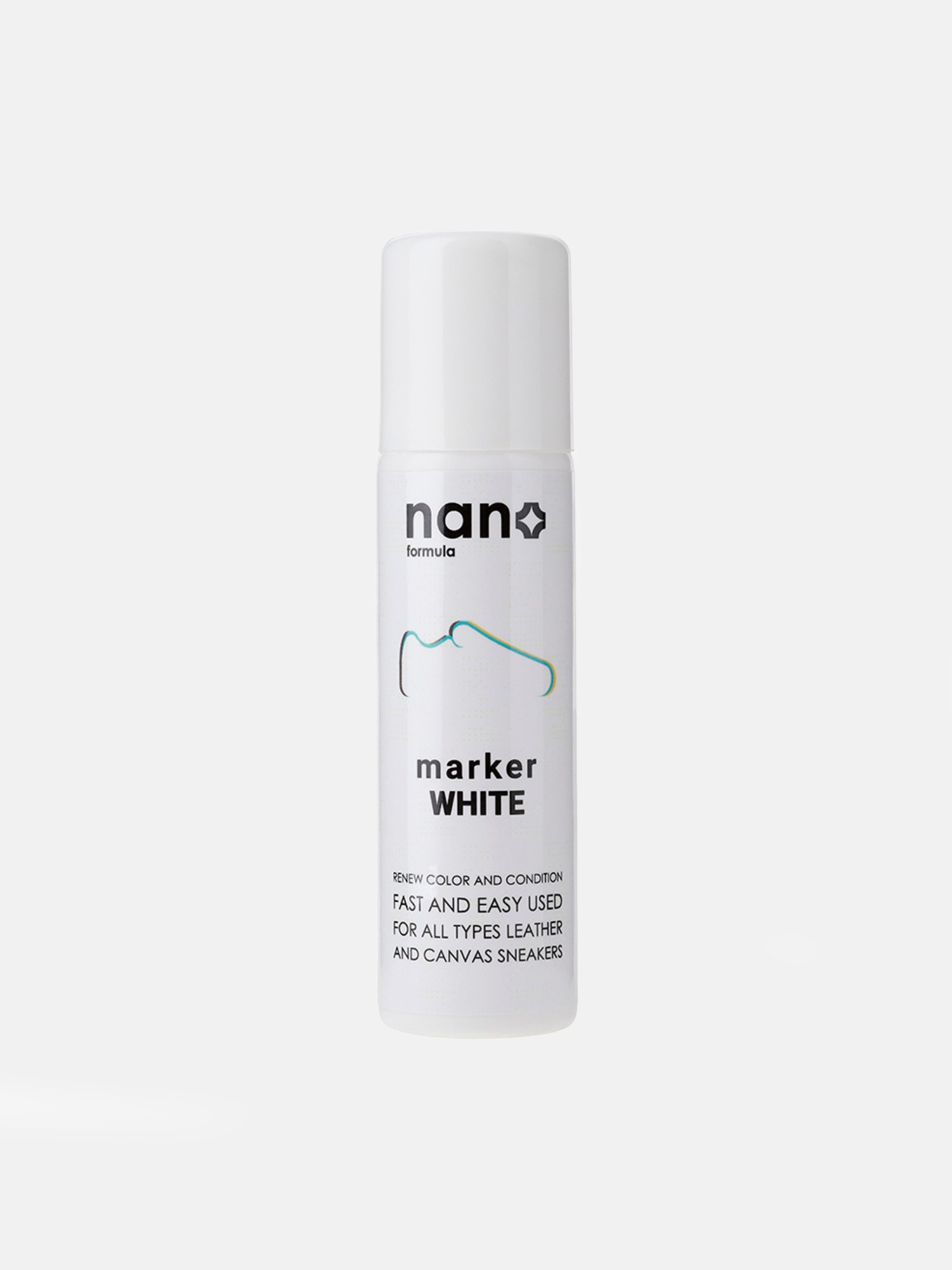 Крем-Маркер для обуви белый 75 мл Nano formula 553101 изображение 2