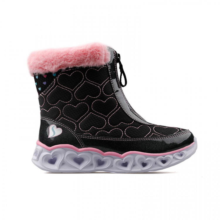 Сапоги детские Skechers Heart Light черные 20286L-BKPK изображение 1