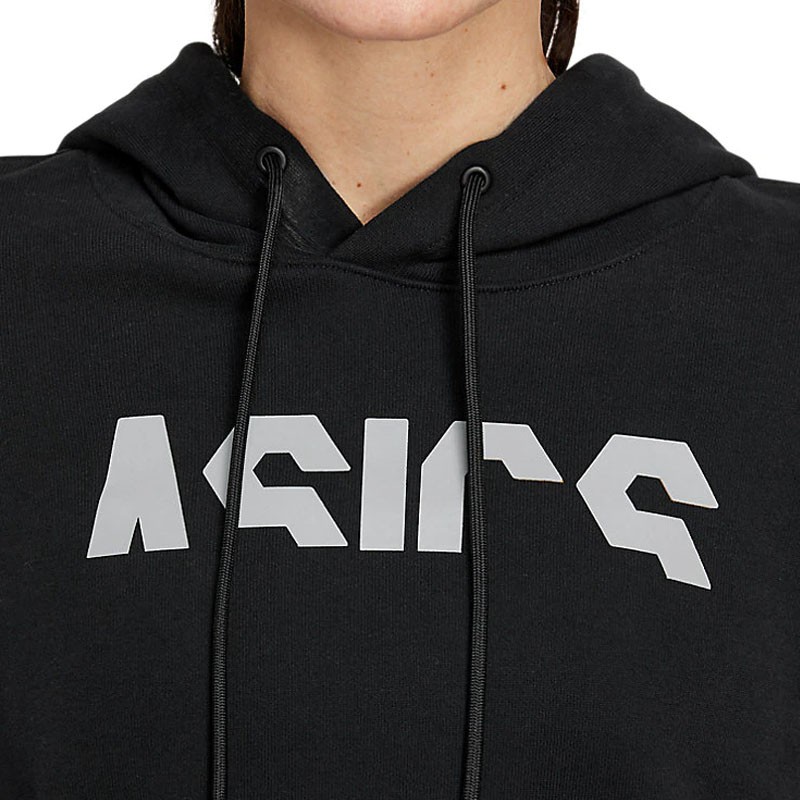 Толстовка жіноча Asics Colorblock Oth Hoody чорна 2032B691-002  — фото 3