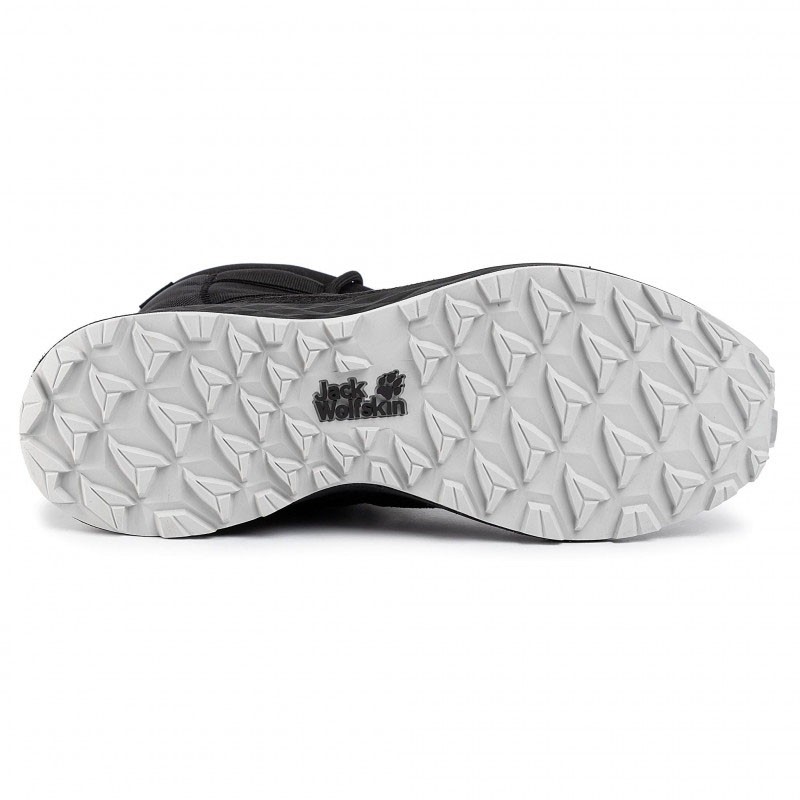 Черевики жіночі Jack Wolfskin Nevada Texapore Mid чорні 4035811-6053 изображение 4