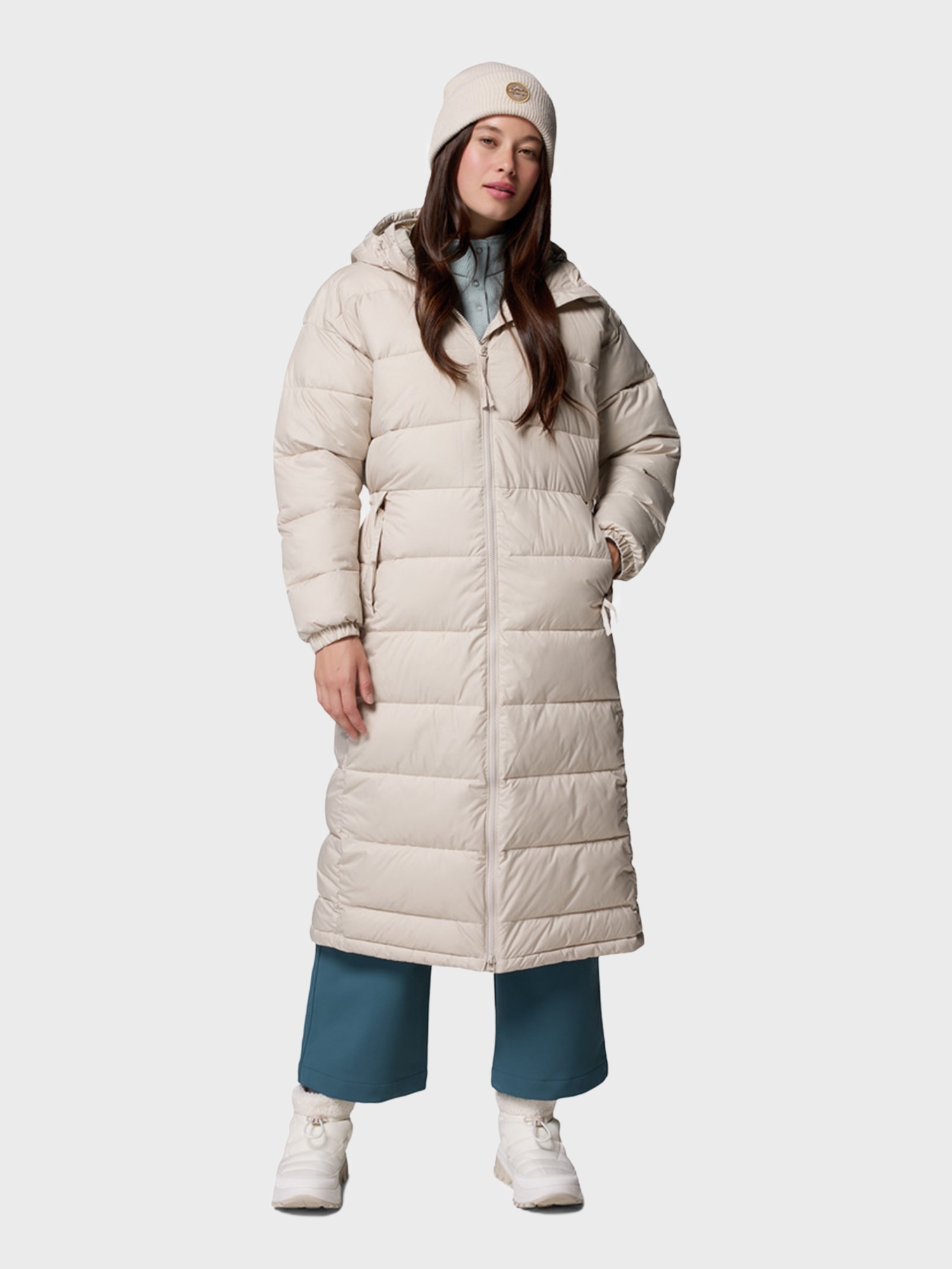 Куртка жіноча Columbia Pike Lake™ III Long Jacket бежева 2133541-278 изображение 3