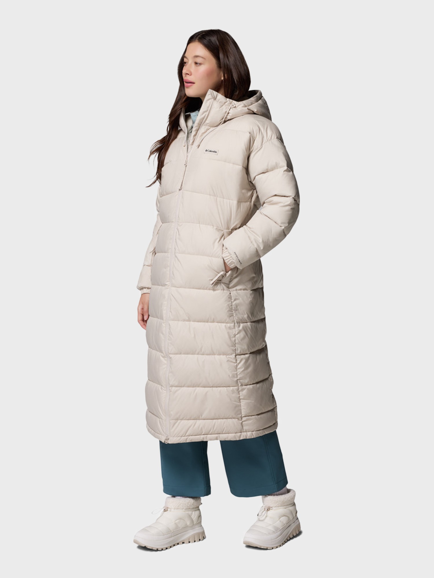 Куртка жіноча Columbia Pike Lake™ III Long Jacket бежева 2133541-278 изображение 4