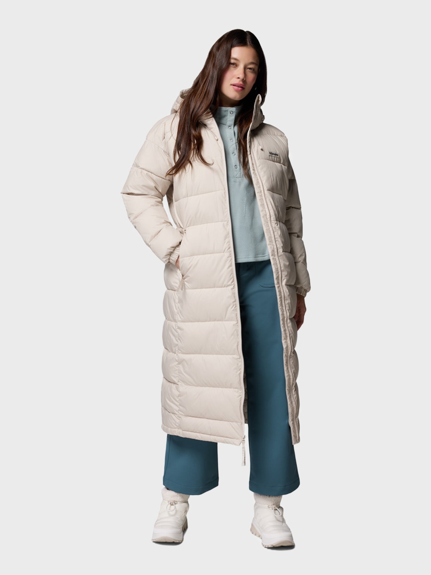 Куртка жіноча Columbia Pike Lake™ III Long Jacket бежева 2133541-278 изображение 6