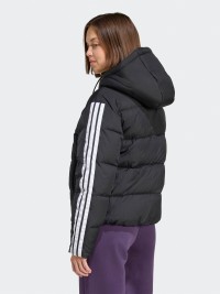 Куртка женская Adidas W ESS 3S P D HO черная JW3429 изображение 3