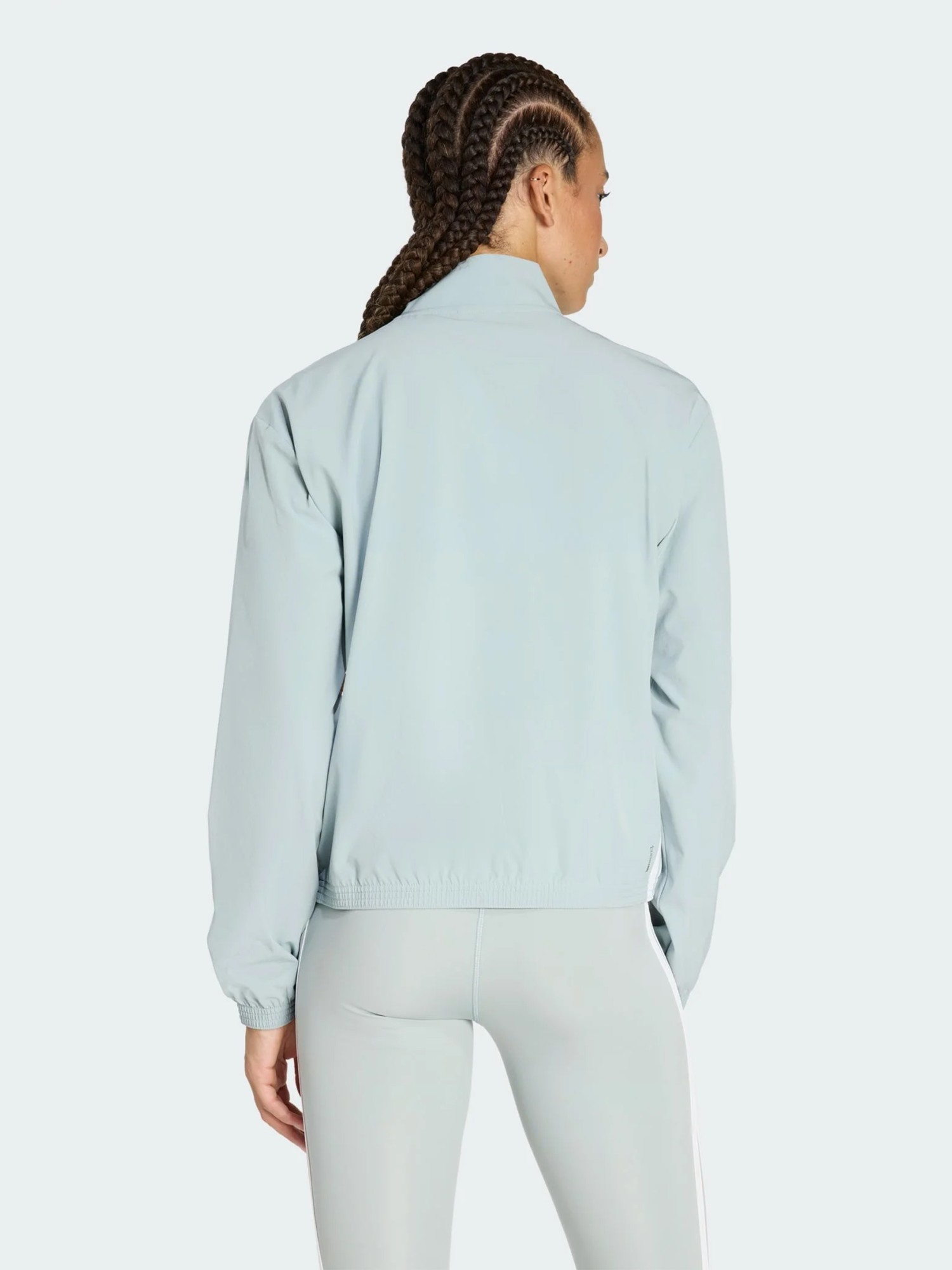 Ветровка женская Adidas WE 3S WOVEN JKT мятная KC5489 изображение 3