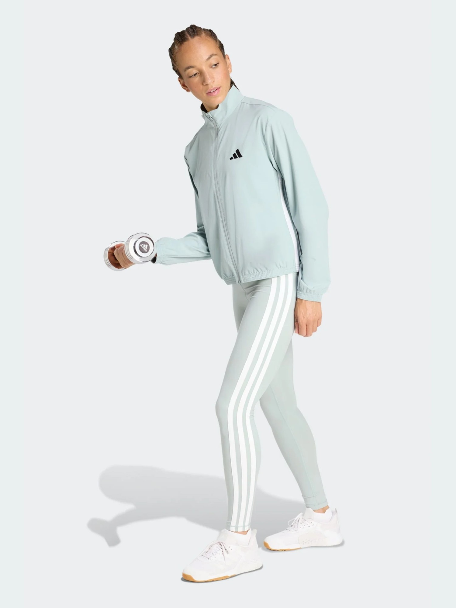 Ветровка женская Adidas WE 3S WOVEN JKT мятная KC5489 изображение 6