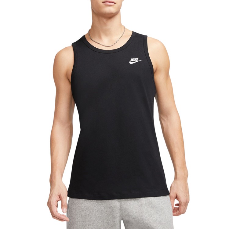 Майка мужская Nike M NSW CLUB - TANK черная BQ1260-010 изображение 1