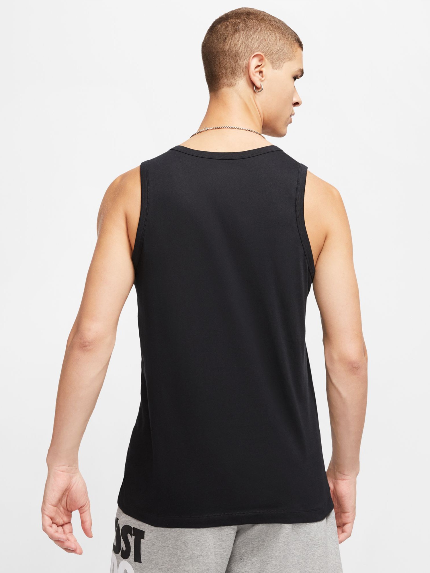 Майка мужская Nike M NSW CLUB - TANK черная BQ1260-010 изображение 3