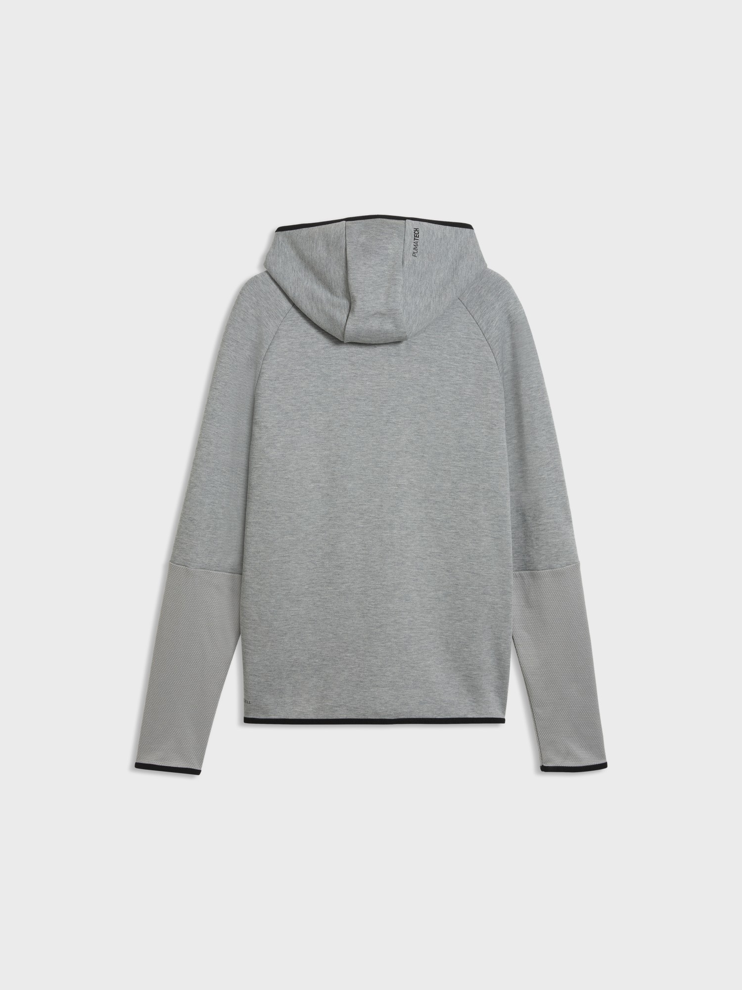 Толстовка мужская Puma TECH Slim Elevated Full-Zip Hoodie DK серая 69395103 изображение 6