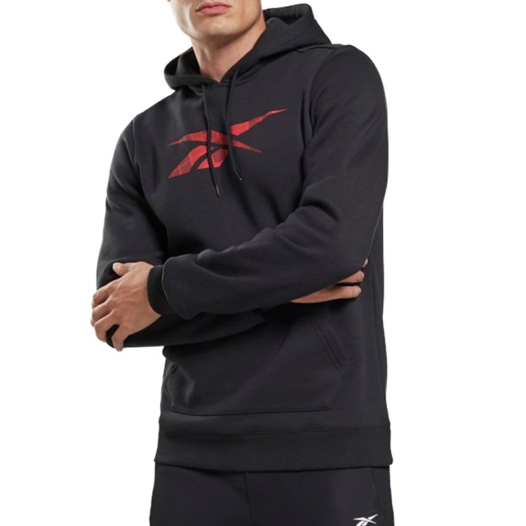 Толстовка чоловіча Reebok Holiday Fleece Oth чорна GT5805 изображение 1