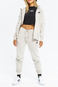 Толстовка жіноча Nike W Nsw Essntl Flc Fz Hoodie бежева DX2317-104 изображение 2