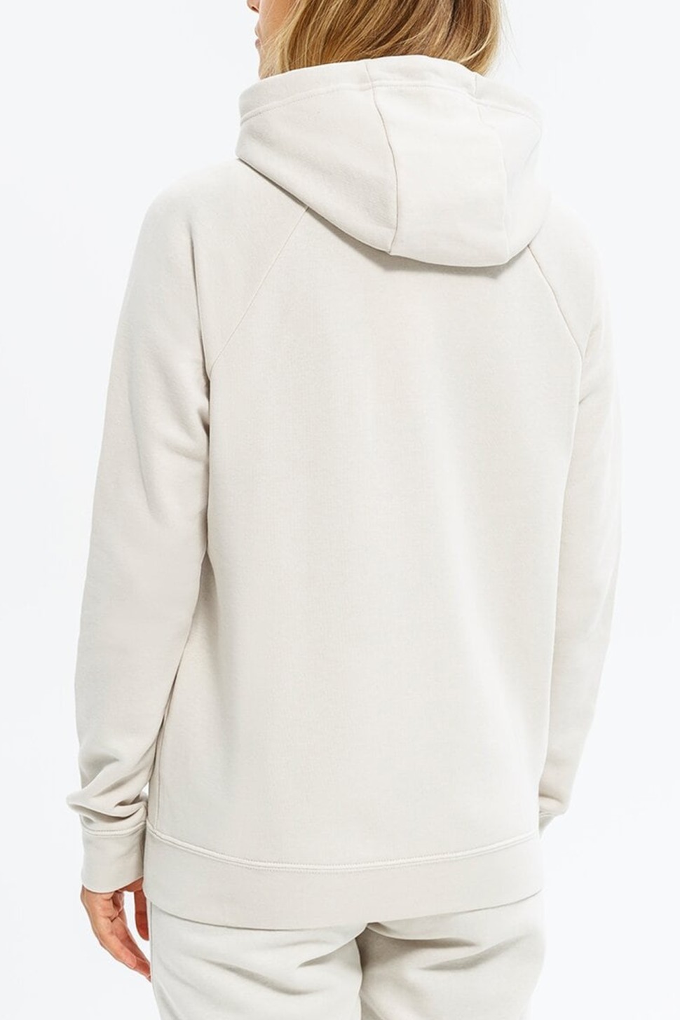 Толстовка жіноча Nike W Nsw Essntl Flc Fz Hoodie бежева DX2317-104 — фото 3
