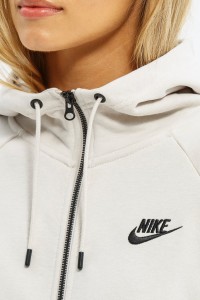 Толстовка жіноча Nike W Nsw Essntl Flc Fz Hoodie бежева DX2317-104 изображение 4