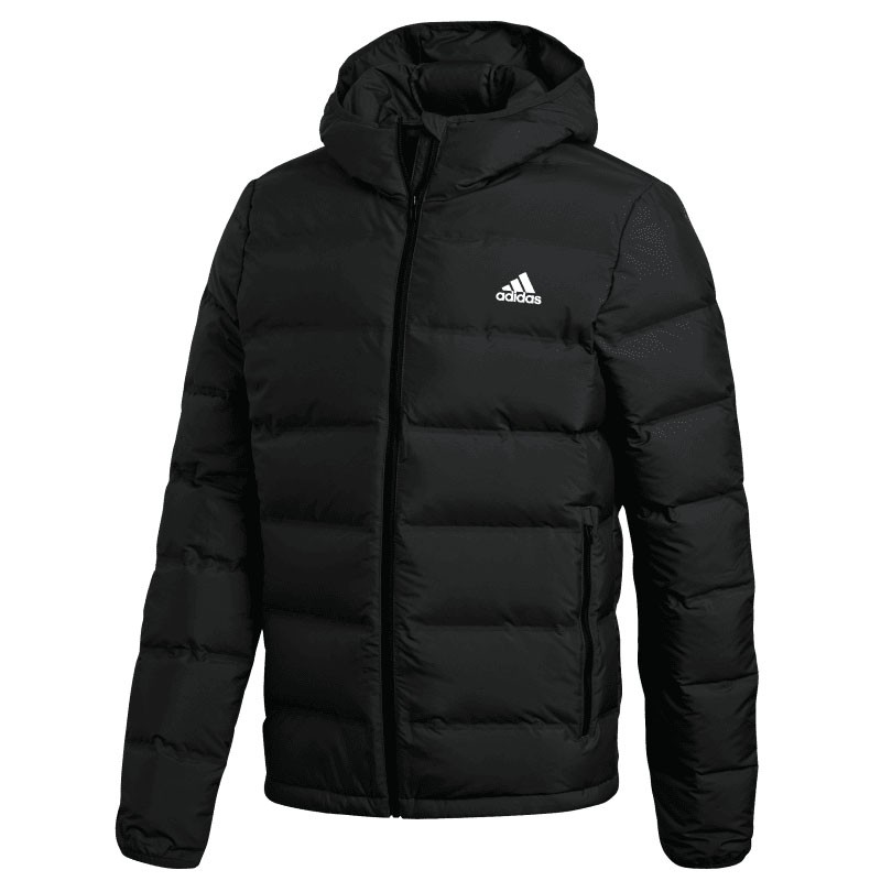Куртка мужская Adidas Helionic Hooded черная BQ2001 — Sport City Куртка мужская Adidas Helionic Hooded черная BQ2001