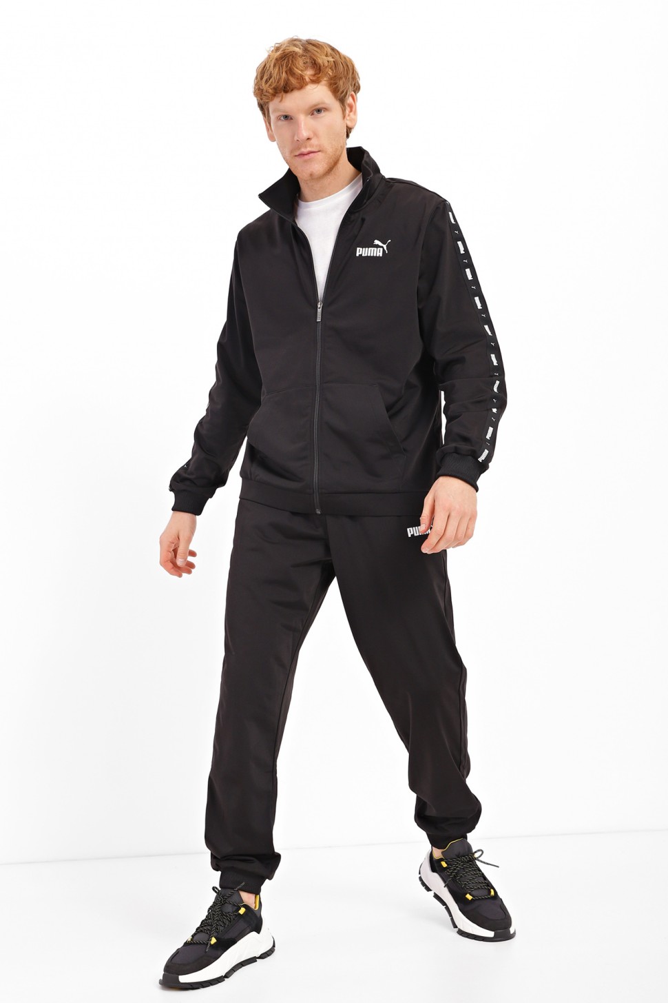 Костюм чоловічий Tape Poly Suit Cl Puma чорний 84742001 — фото 2
