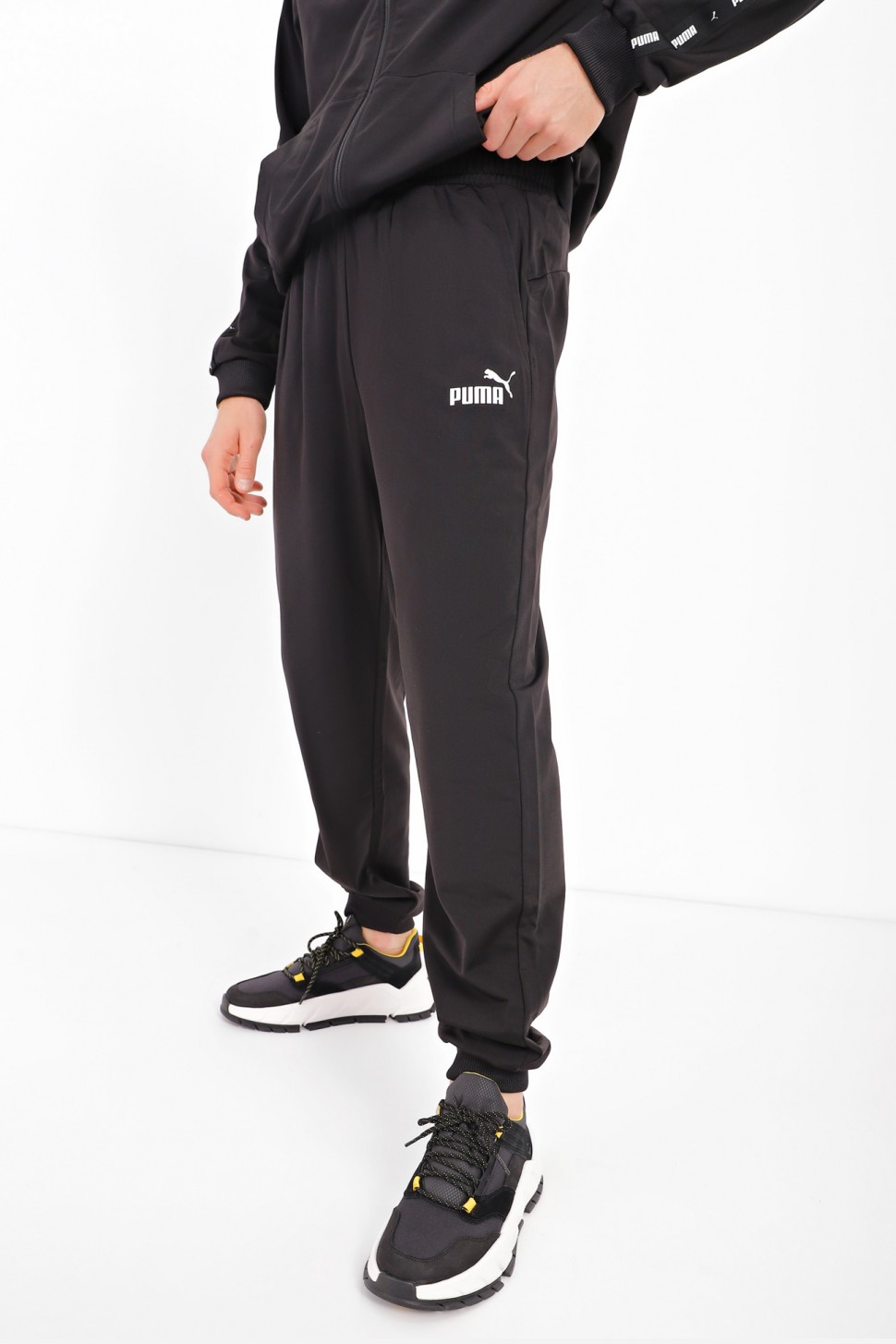 Костюм чоловічий Tape Poly Suit Cl Puma чорний 84742001 — фото 4