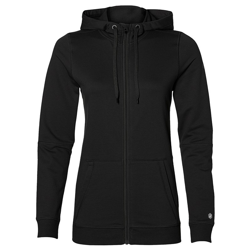 Толстовка женская Asics Essential Fz Hex черная 155247-0904 — Sport City Толстовка женская Asics Essential Fz Hex черная 155247-0904