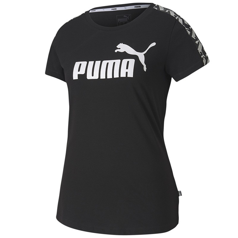 Футболка женская Puma Amplified Tee черная 58121801 — Sport City Футболка женская Puma Amplified Tee черная 58121801