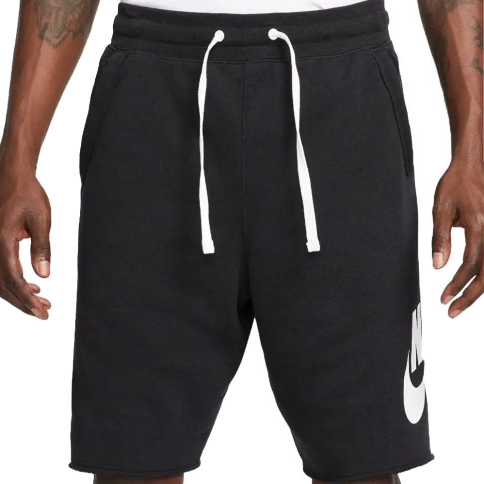 Шорти чоловічі Nike M NK CLUB ALUMNI HBR FT SHORT чорні DX0502-010 — фото 1